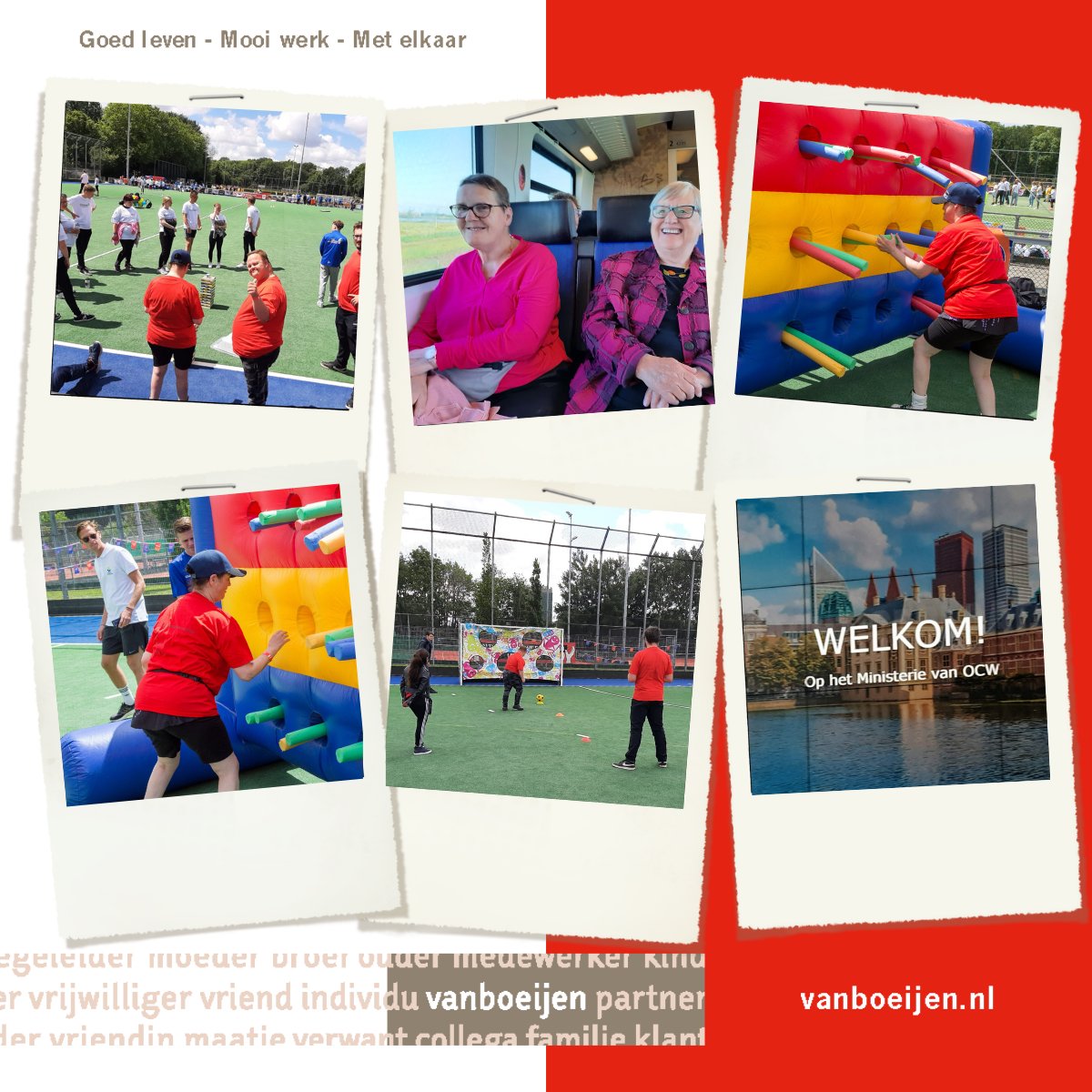 Tijdens de #Prokkelweek van 6 tot 13 juni hebben de bewoners en cliënten bij Vanboeijen deelgenomen aan bijzondere activiteiten. In deze week stond een ontmoeting tussen iemand met én iemand zonder een verstandelijke beperking centraal. #vanboeijen #mooiwerk #goedleven #metelkaar