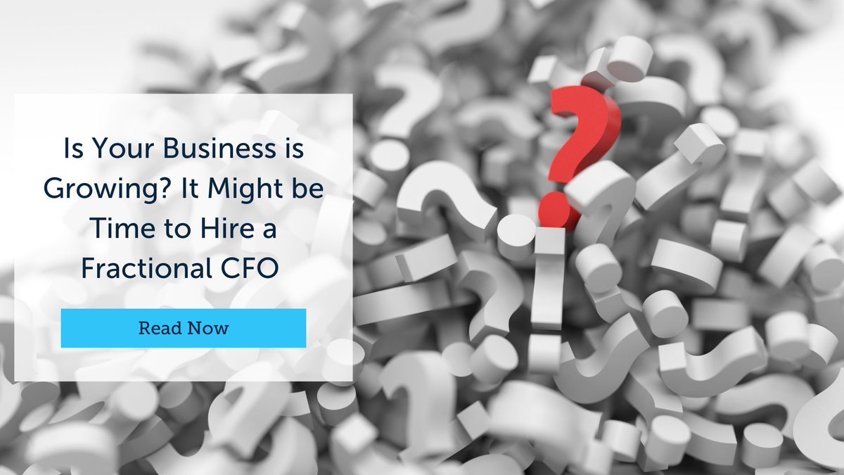 SimpleStartup's tweet image. Your business is growing and it is important to be able to capitalize on that growth through strategic financial decision-making. Read the blog to learn more about adding a fractional CFO to your team.
#businessgrowth #fractionalCFO #captial
buff.ly/3zdHj46