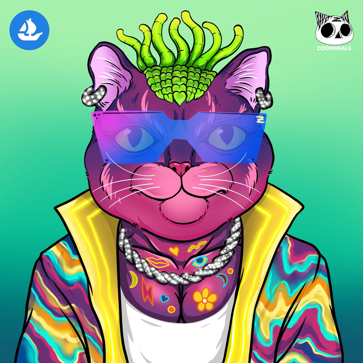 ✨‼️ Zoonimals #NFT #NFTGiveaway ‼️✨

Sneak peek of 4 more Awesome #Zoonimals Cats that will be Free airdropped to #OpenZoo Zoonimals Holders on #OpenSea ‼️

All 30 cats will be minted this week ‼️🌐🔥

💥🦁Stay tuned for more information🦁💥 

#NFTs #P2E #NFTdrop #NFTCommunity