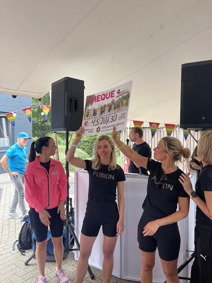Bax2give run voltooid ✅ wat een belevenis. #makememoriess #wensambulanceoostnederland