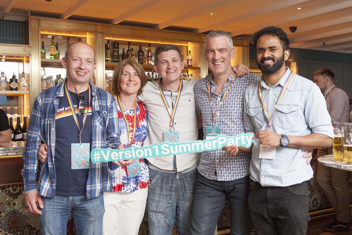 version1's tweet photo. Last Friday saw Version 1 celebrating in style as we returned to our annual Summer Party! 🥳

It's been nearly 2.5 years since we were able to get together in person &amp; oh how we all made up for it!🕺

Join a certified #GPTW, look at our careers page today👉https://t.co/JgLKB8E7RQ https://t.co/wM1gH8H3xJ