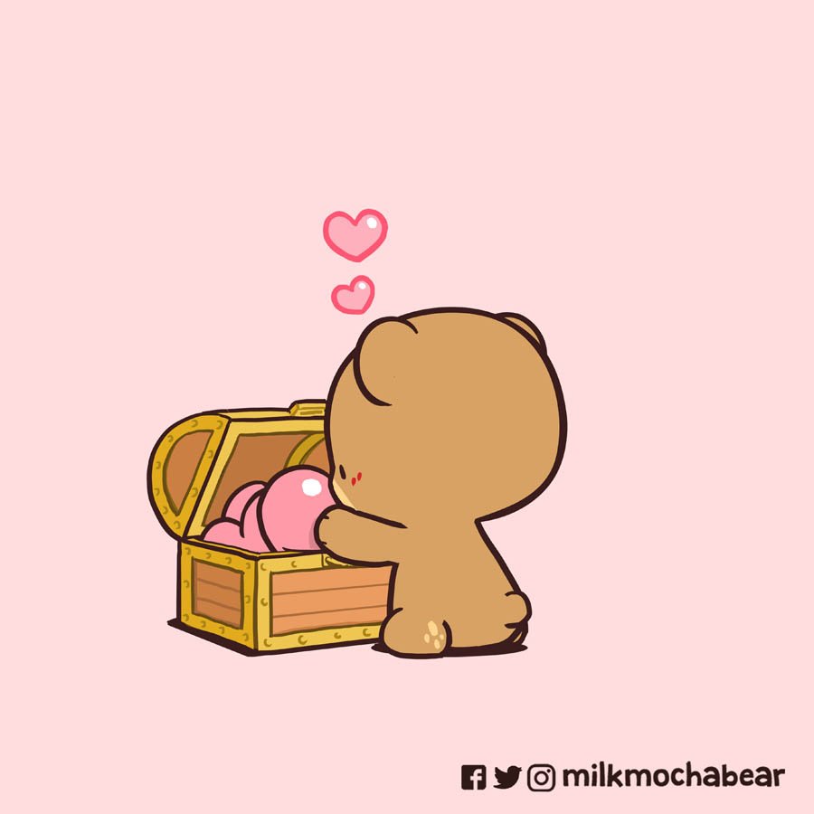 Precious ❤
---
Feel free to mention your loved ones~! 💕

#milkmochabear
#milkandmocha