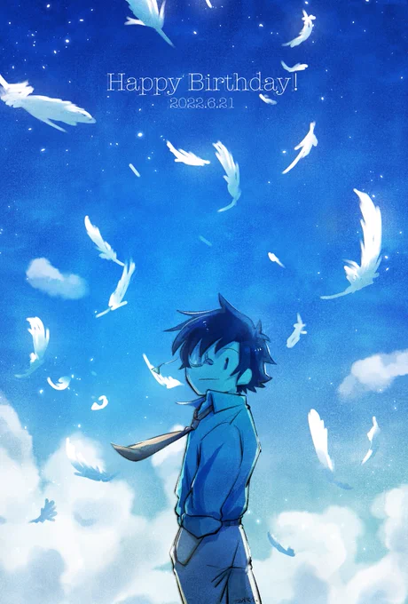 #黒羽快斗誕生祭2022 
#怪盗キッド誕生祭2022 
おめでとー🎉 