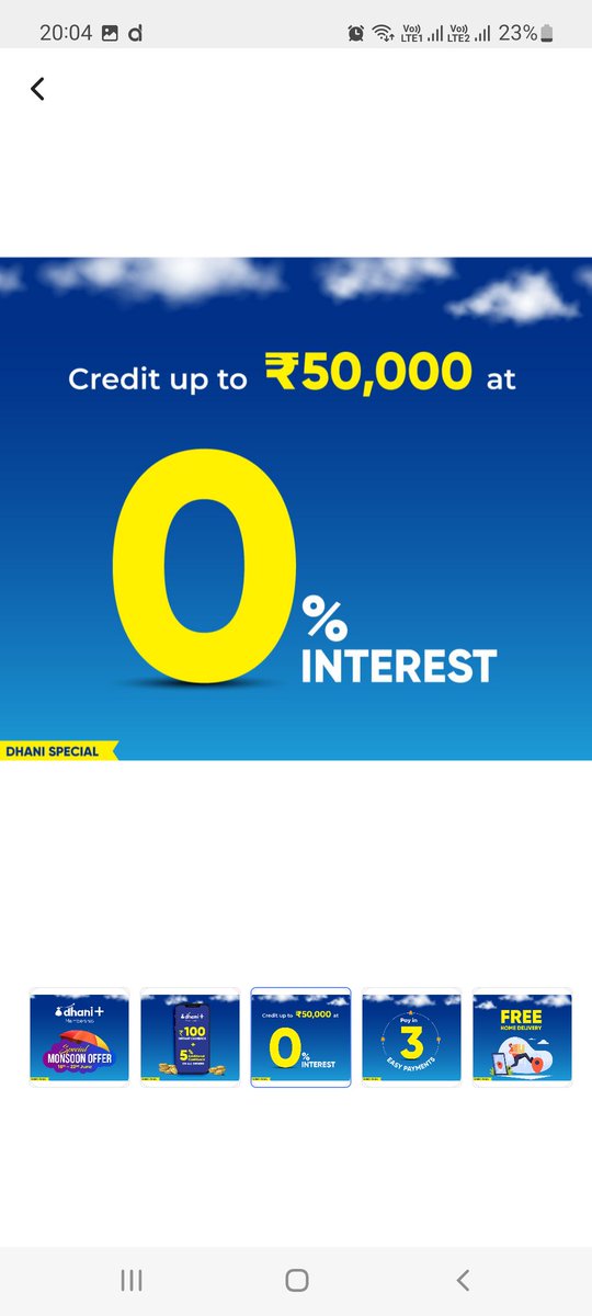rishjain86's tweet photo. Guys do not go for this offer. @dhanicares are making people fools.After taking Rs 500 they will active membership & do not give any credit limit.Their customer service is worst.Orders delayed by month and more.
Be aware
#fraud
#frauddhani
@jagograhakjago please check this asap https://t.co/uRqoLZ1nK2