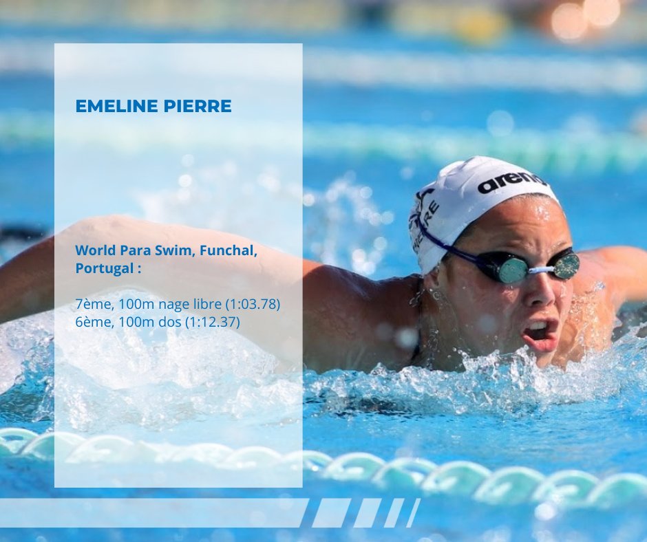 La nageuse Emeline Pierre, accompagnée par le Fonds de dotation Sicame, vient de disputer le Championnat World Para Swimming à Funchal (Madère) 🏊‍♀️! 
Toute l’équipe du Fonds de dotation la félicite pour cette semaine de compétition et son entrainement acharné 💪