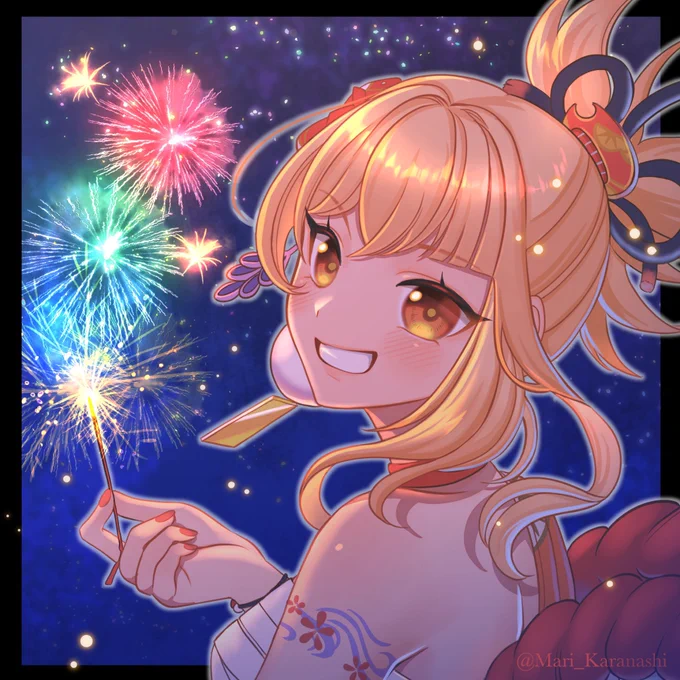 宵宮ちゃんお誕生日おめでとう〜!!🎉🎆🥳✨✨
弊ワットではまだお迎え出来ていないけど、いつの日か復刻で会えるのを今から祈願してます...!👏
#宵宮生誕祭2022 #Yoimiya #宵宮 #GenshinImapct #原神 