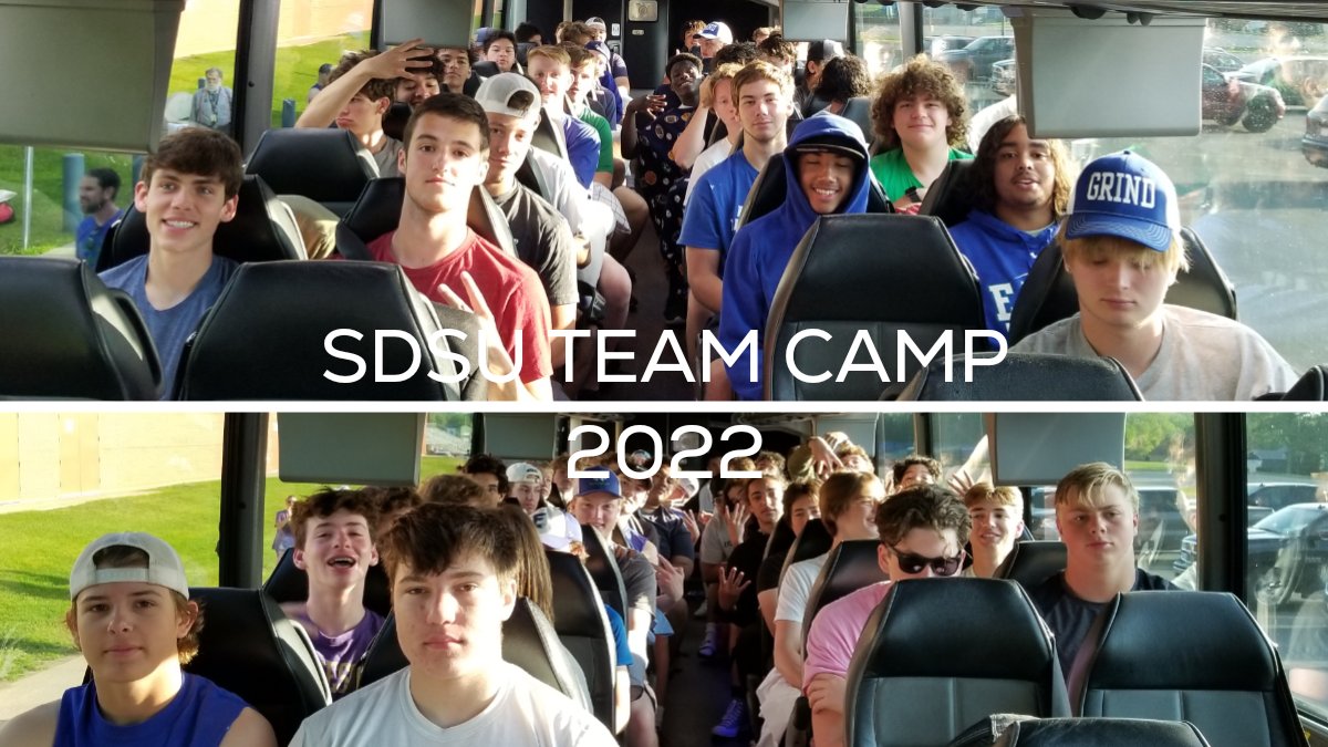 Ladder Crew (@ehsladdercrew) on Twitter photo Eagan Wildcats filled up two buses this morning and are headed out to South Dakota to attend the 2022 SDSU Team Camp!
<a href="/Eagan_Athletics/">Eagan Wildcats</a>
<a href="/eagantrained/">EAGANTRAINED</a>
<a href="/GoJacksFB/">SDSU Football</a>
#ClimbTheLadder
#EmbraceTheGrind Eagan Wildcats filled up two buses this morning and are headed out to South Dakota to attend the 2022 SDSU Team Camp!
<a href="/Eagan_Athletics/">Eagan Wildcats</a>
<a href="/eagantrained/">EAGANTRAINED</a>
<a href="/GoJacksFB/">SDSU Football</a>
#ClimbTheLadder
#EmbraceTheGrind