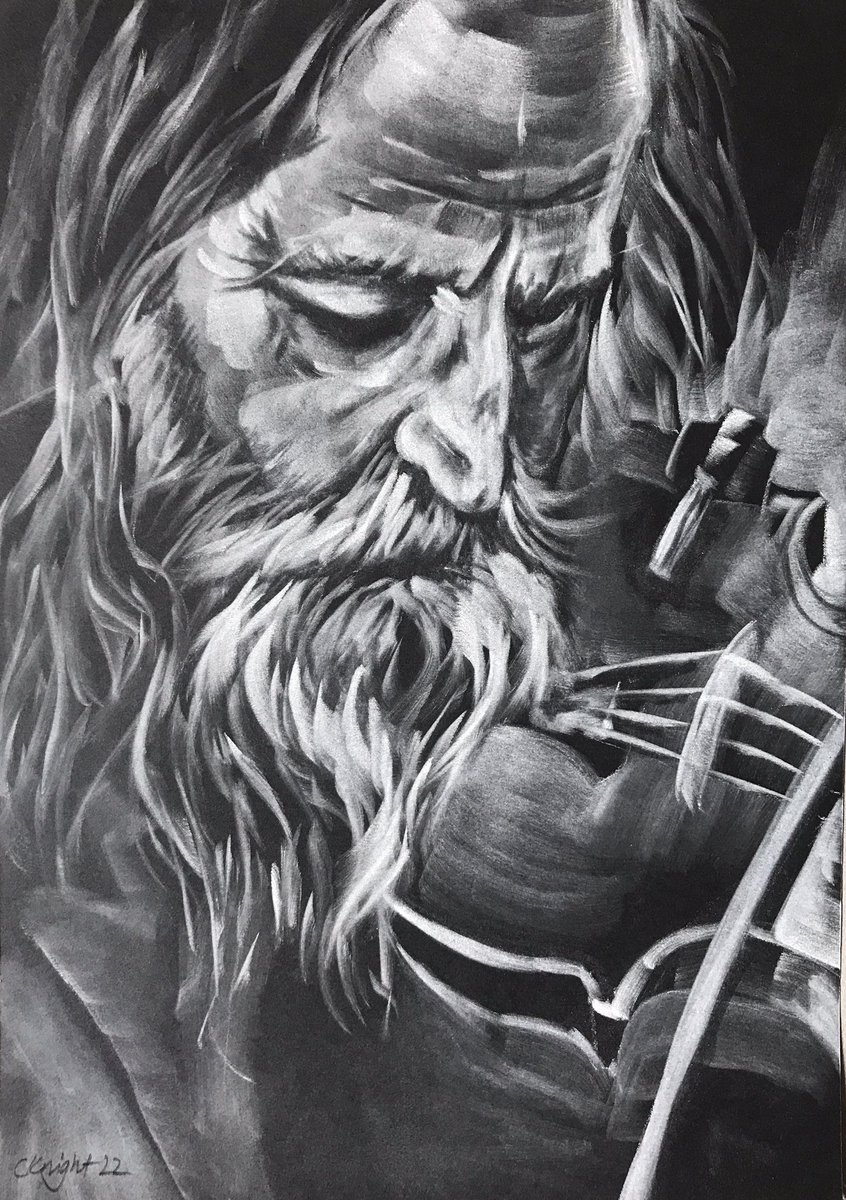 CathEKnight's tweet photo. Pastel drawing of Warren Ellis. Practising my portraits. This one was done, applying pan pastels  with a sponge- it really stopped me from overworking it #warrenellis #badseed #badseedteevee #themercyseat #monochrome #art #artistontwittter #portraitart #panpastel #pasteldrawing https://t.co/kqg6j08tnc