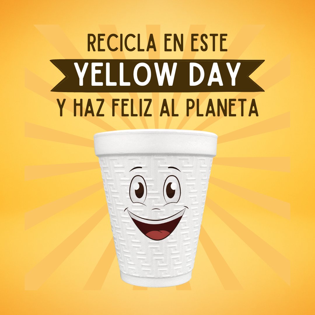 Dany_Vasito's tweet photo. ¡Hoy es el día más feliz del año! En este #YellowDay, Dany va a hacer lo que más lo hace feliz en el planeta… ¡#reciclar, por supuesto! Sé como Dany y #ReciclaUnicel #DanyTeInforma #DanyComparte #Junio2022 #UnicelSíSeRecicla #YoSíReciclo https://t.co/uFCd9900Mw