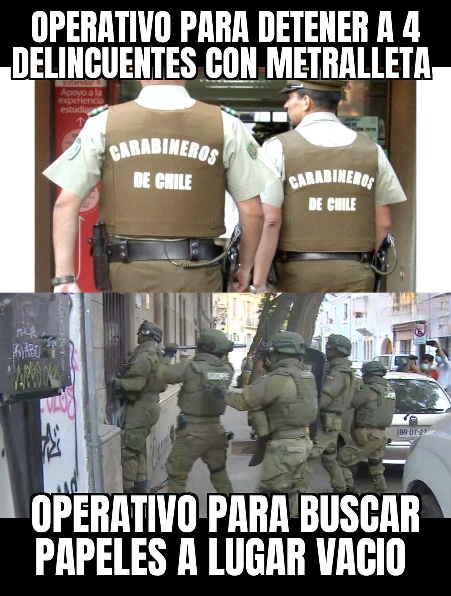 Leo que en Matinales el Padre del Carabinero Asesinado por Delincientes con Antecedentes que estaban Libres, culpa a todos menos a <a href="/Carabdechile/">Carabineros de Chile</a> y me acuerdo altiro de esa Foto 🤦‍♂️

#MuchoGustoMega Colombia #ContigoCHV #TuDia13 Ventanas Orsini Latinoamérica #BuenosDiasTVN