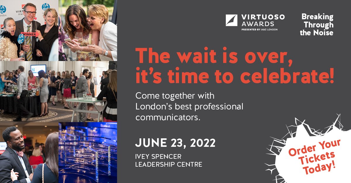 The deadline to purchase tickets for the 2022 Virtuoso Awards Celebration is Wednesday — don't miss your chance to attend our first in-person celebration in three years!

Tickets available here: bit.ly/39VmH5Z