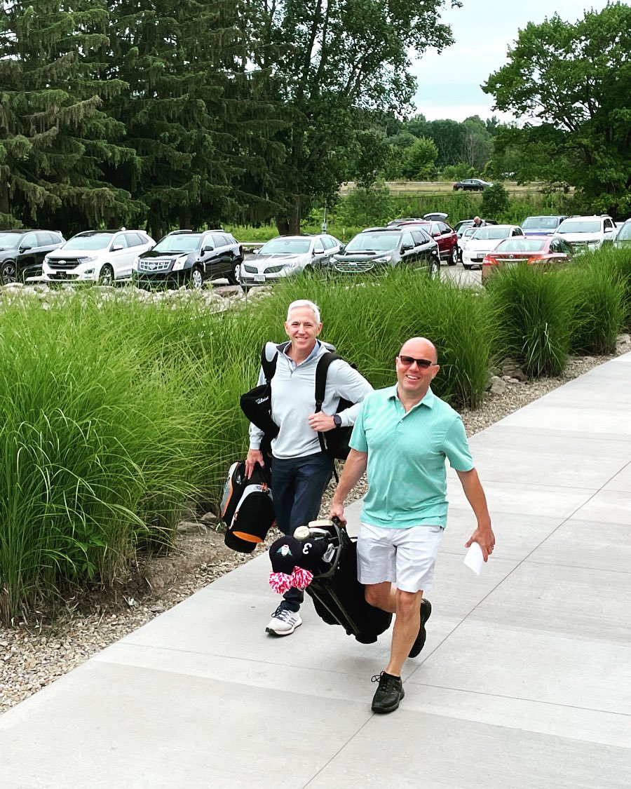 SC4K's tweet photo. John Cipriani and Dubick Fixture and Supply, Inc, our presenting sponsor, are here and brought their A game to our Aramark/SC4K 23rd Annual Golf Classic! #golf #SC4K #golfclassic @dubickfixture https://t.co/Xv0vLSfr3F