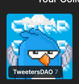 raedshuaibmoral's tweet photo. LFG!!! @TweetersDAO shit's clean chirp chirp https://t.co/cjBAZAZHjw