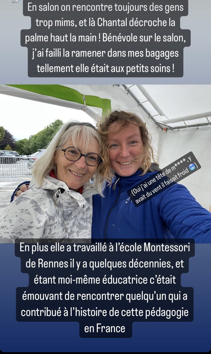 <a href="/MelanieTaquet/">Melanie Taquet</a> a tout dit ici : un énorme merci à Chantal Spinelli, notre bonne fée bénévole sur <a href="/CarnacLAirLivre/">CarnacALAirLivre</a> !
Merci Chantal !