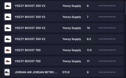 Thanks @ValorAIO for coming thru! Late on posting the rest 🚀 @PureProxies - ISP/Resi ✅ @Perc30FNF @akchefs @Table_Of_Chefs