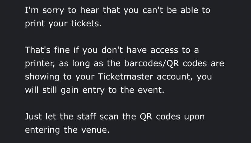 gaze2cassiopeia's tweet photo. an update on the wembley tickets for twenty one pilots !!!

basically they might not be ready until 24 hours before, and if you have a print out ticket but aren’t able to print it just show the QR code on your phone !! https://t.co/e9HnBsQb4I