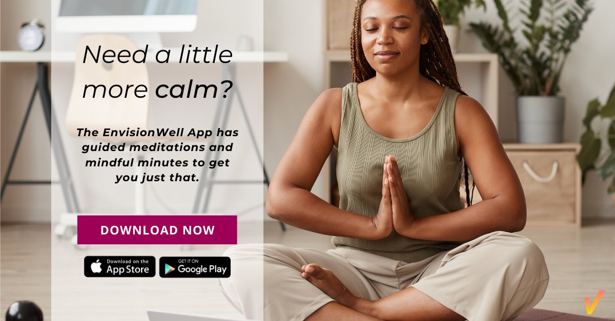 EnvisionWellApp's tweet photo. It's time to do something for yourself! Make your #healthandwellness a priority by downloading the EnvisionWell App! Download for free, here: https://t.co/7fVMtt9iN0

 #wellnessjourney #selfimprovementdaily #guidedmeditation https://t.co/sNKz3Heg5K
