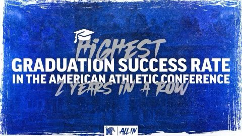 Back-to-back years the Memphis Football program has had the highest graduation success rate in the @American_Conf! #GTG | #ALLIN