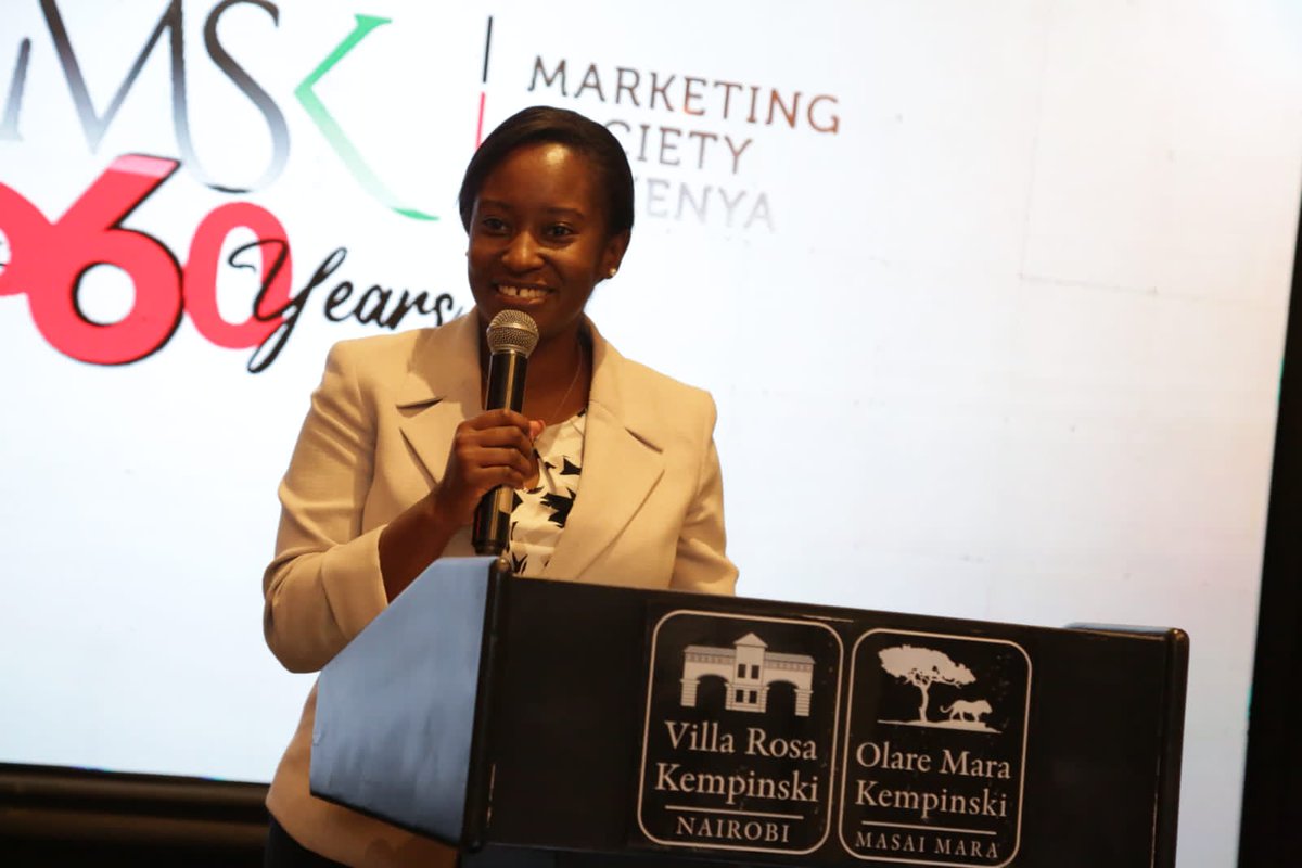 MaureenMbaka1's tweet photo. 1/2 Was honored to represent our CS @mucheru at the @msk_kenya Future Leadership Symposium. The theme of this year’s first #MarketersSummit2022 is ‘Future-nomics – Marketing in the new global economy’, a timely conversation in this #digital era. https://t.co/5w7S5SnCYY