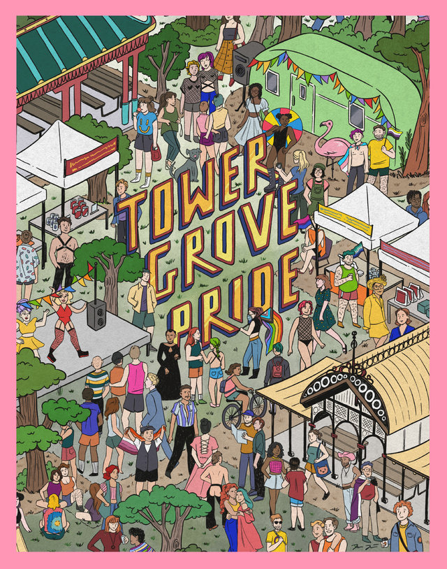 Mapping LGBTQ+ STL #BLM tweet media