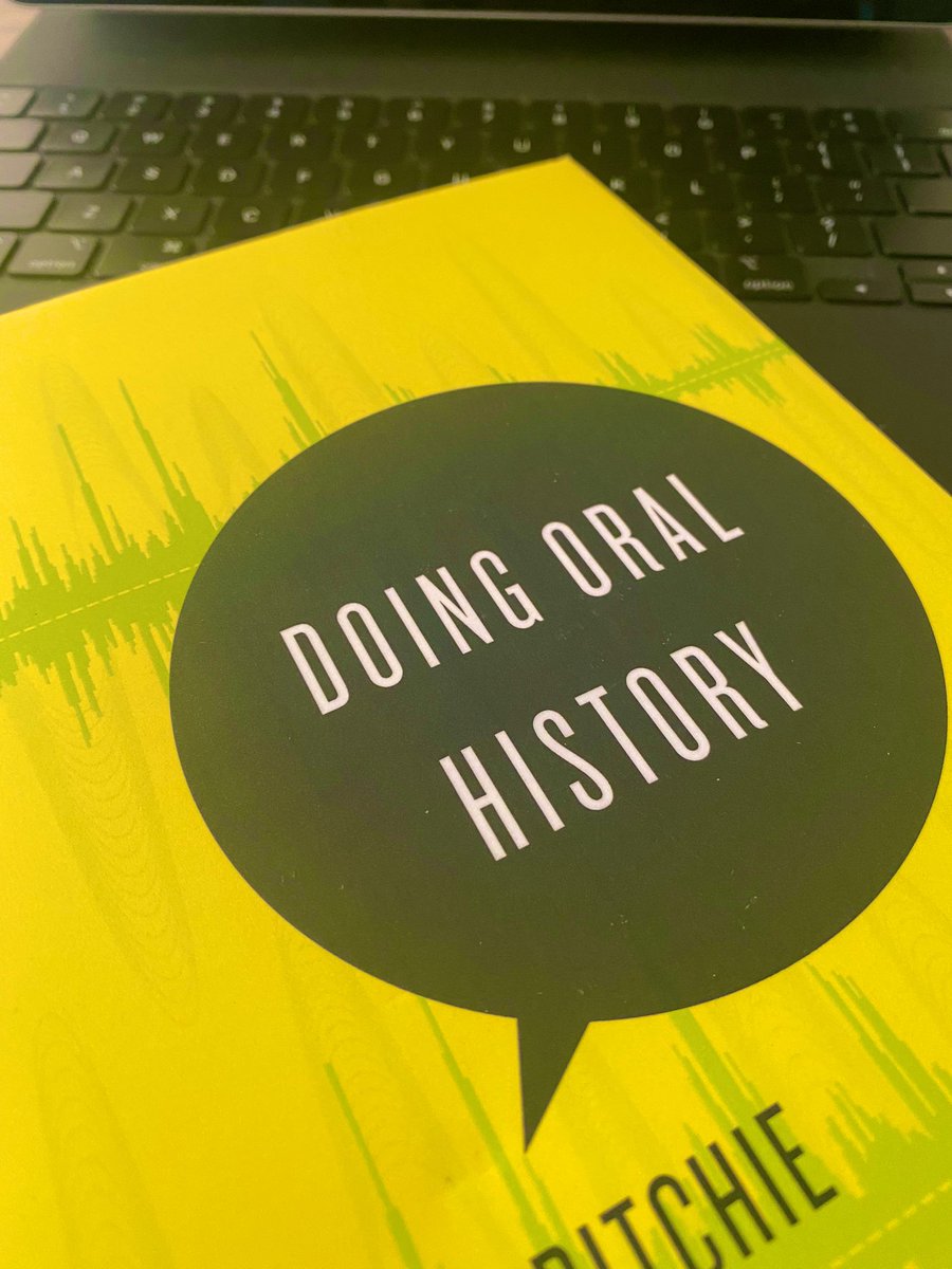 Part of my #summerreadingchallenge includes 📖 Doing Oral History by #DonaldARitchie
