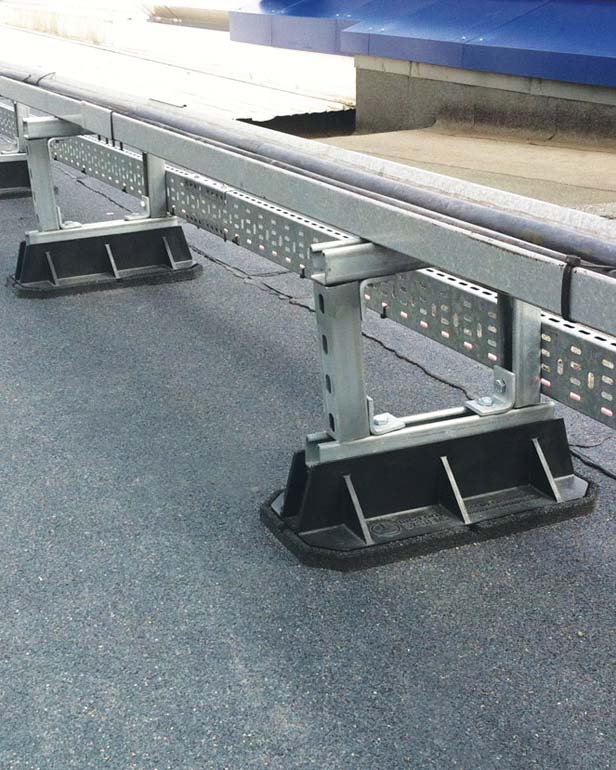 Rooftop cable trays taken to the next level 🔥The Multi Foot is a multi-purpose support solution, meaning it can accommodate different sized strut and threaded rod. Got questions? Leave us a comment and we'll send you more details. bit.ly/3OpjUBk

#hvachack #hvacsupplies