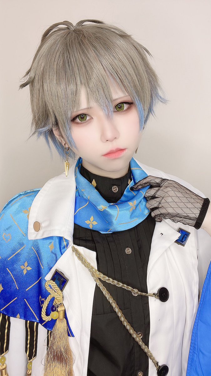 試妝
第一次cos男角

#Ikenography #IkeEveland 
#Luxiem #NIJISANJI_EN #コスプレ https://t.co/DlZnDtYDo0