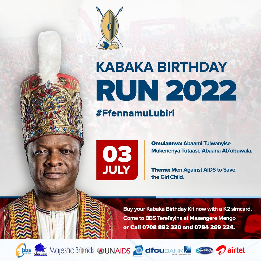 Mark the date📝
03. July. 2022

@OwnYourFutureUG team will join many in celebrating His Royal Majesty @run_kabaka 

Let's all be there , together we can EndHIVAIDS by 2030
@cpmayiga @BugandaOfficial  @RHUganda @MinofHealthUG @AnitahAmong @TASOUganda @aidscommission  @UNAIDS_UG