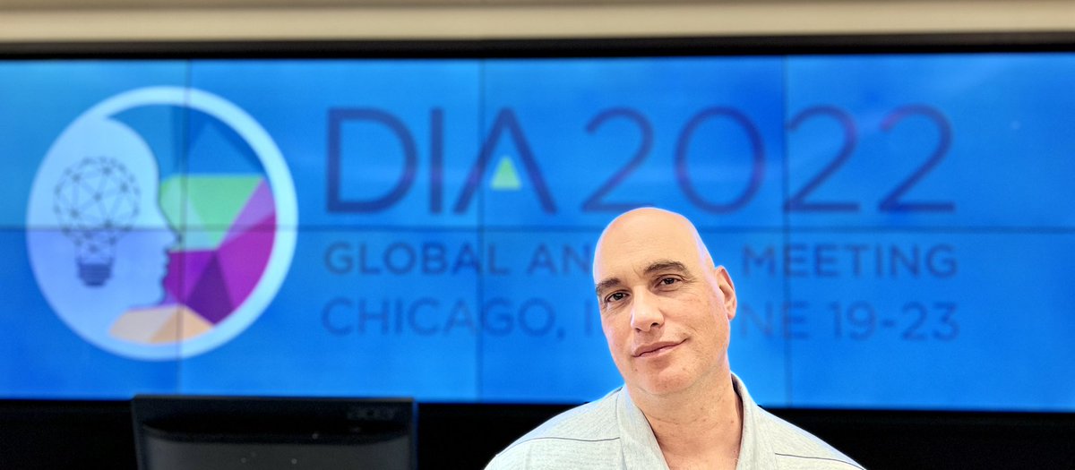 Hello my friends! I’ll be speaking about hypothesis generating AI and clinical trials here in Chicago at #dia2022 Wednesday afternoon! Drop by if you’re here. #clinicaltrials #ai #machinelearning