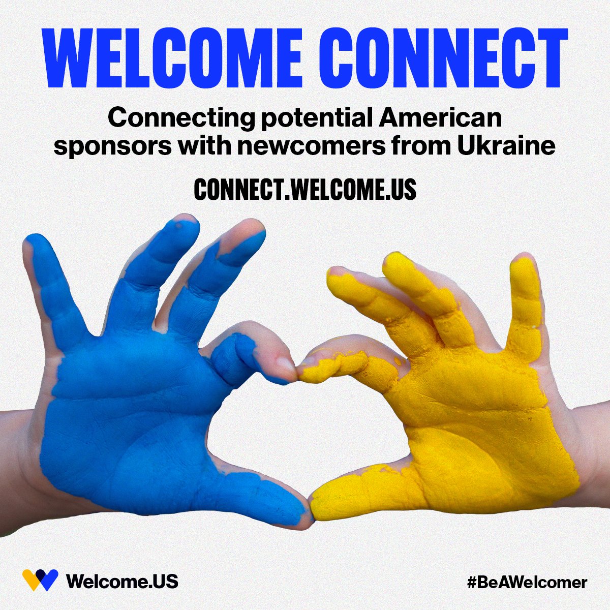 welcomeus's tweet image. This #WorldRefugeeDay we’re excited to announce the launch of Welcome Connect 💛💙 - a new platform that matches American sponsors with Ukrainians seeking refuge in the United States. 🤝💫

Be a bridge to safety for Ukrainians - #BeAWelcomer 👉connect.welcome.us