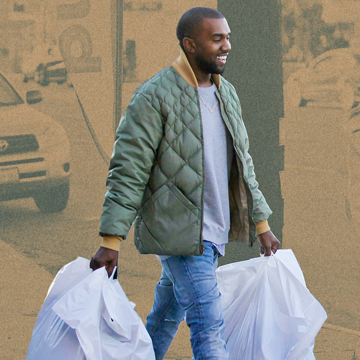 Flowerzerrr's tweet photo. Kanye West a été aperçu en plein shopping..

Il est vraiment trop fou 😭

Votre sac cabas préféré ? 🛍️ https://t.co/11AD1wqhTe