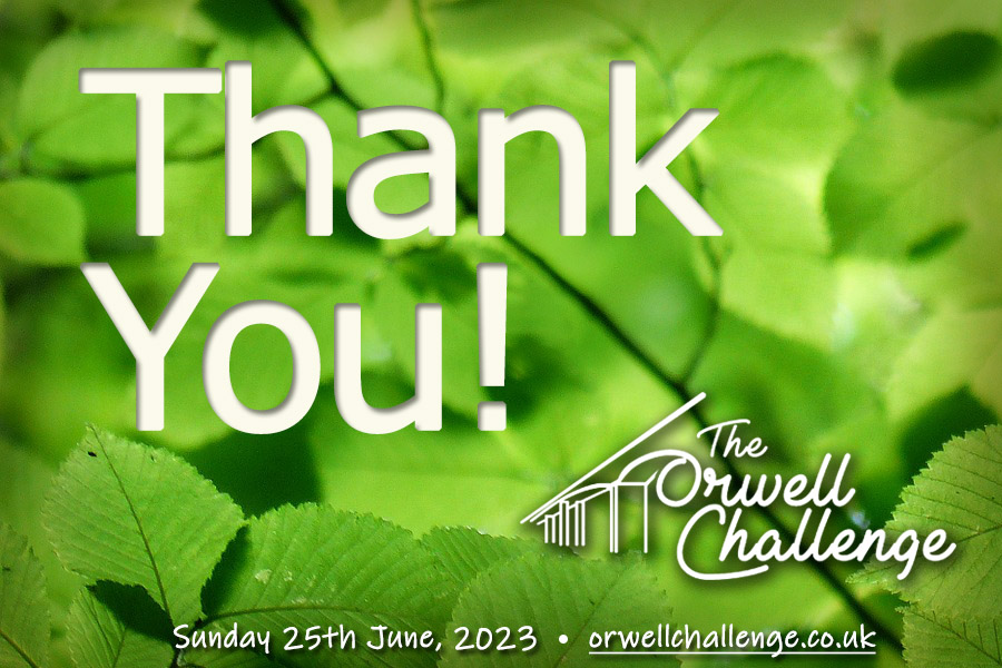 OrwellChallenge's tweet photo. What an incredible day!!! We're so glad so many of you ventured out to enjoy the #OrwellChallenge again this year and the weather was absolutely perfect, thank you all so much. https://t.co/kYMdcNYFMr