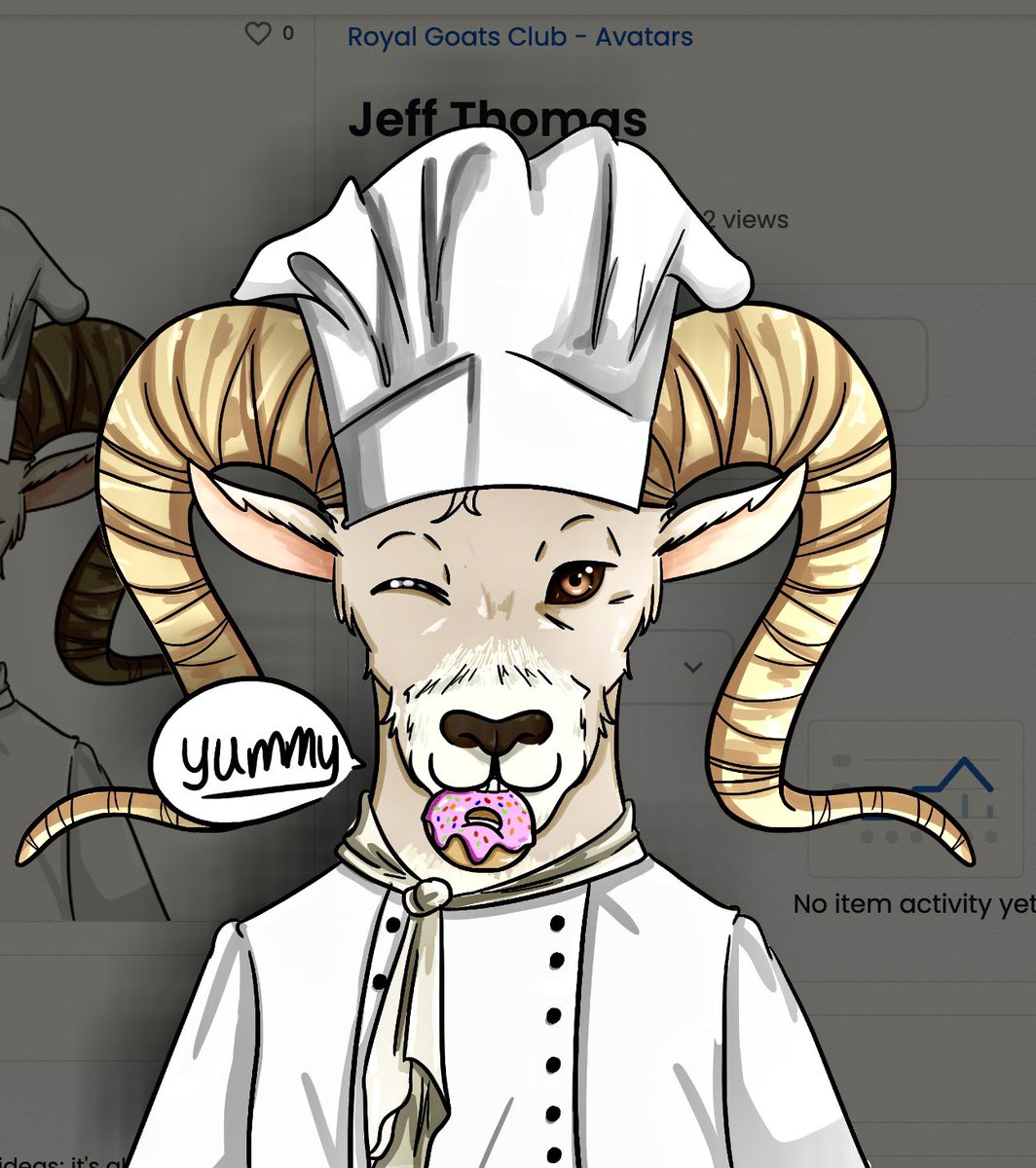 I’ve been GOATED by <a href="/RoyalGoatsClub/">Royal Goats Club</a> 👨🏻‍🍳🐐 
Exciting things are happening! Join the RL now! #RGC #NFT #OpenSea #ChefJeff