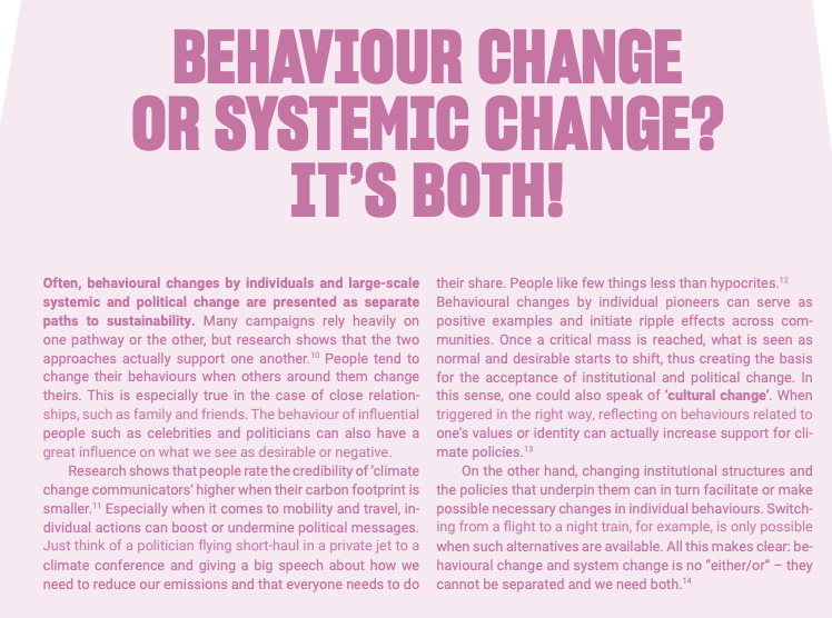StayGroundedNet's tweet photo. @DoctorVive @flyingless The often posed choice between individual change
and systemic change is a false division - we need both!
https://t.co/4CLjg73L0x https://t.co/Ns98kVMwt4