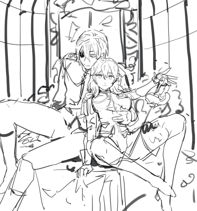 3周年進度0還在這邊摸Utena AU( ˊᵕˋ )💙💚 