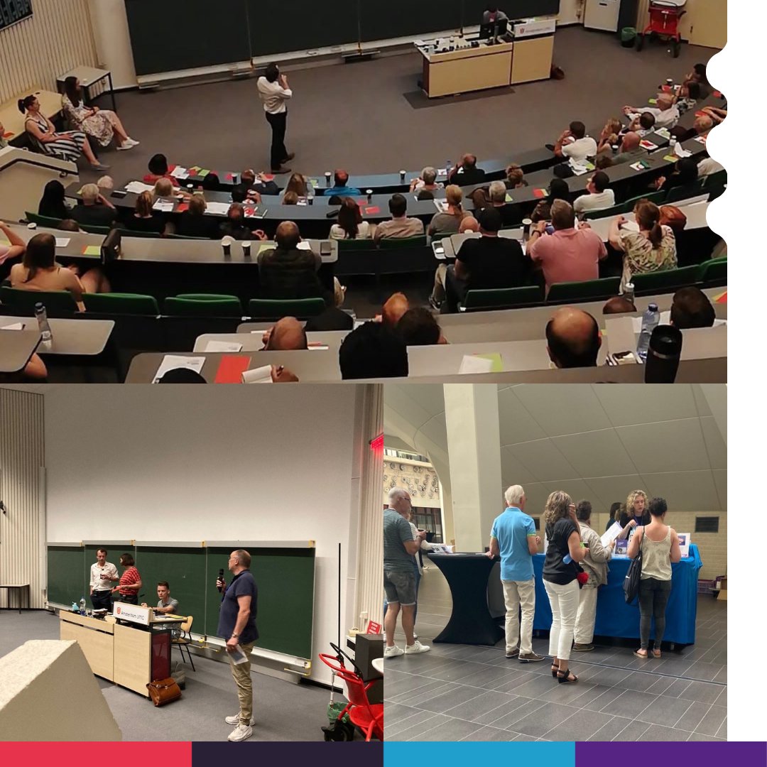 CrohnColitisNL's tweet photo. Afgelopen zaterdag organiseerden Crohn & Colitis NL en het Amsterdam UMC gezamenlijk een IBD-dag. De zaal zat bomvol op deze zonnige zaterdag. Van de presentaties zijn opnames gemaakt. Deze zijn binnenkort terug te zien via onze website.
#IBDdag #AmsterdamUMC #crohn #colitis https://t.co/WCXmIvImhI