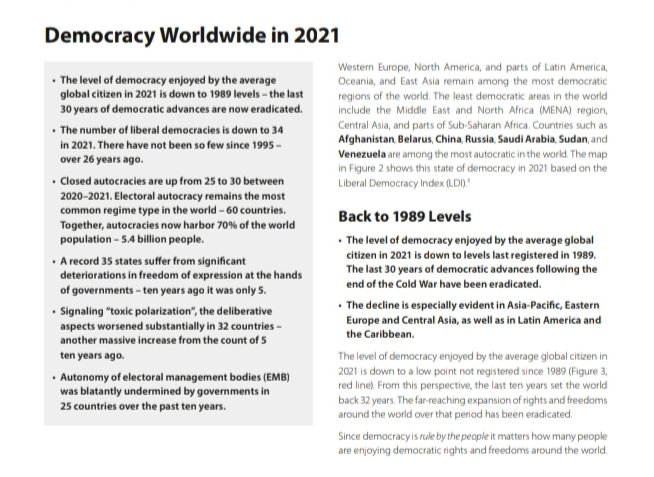 Lê Nguyên Hoang bsky.app/profile/science4all.org (@le_science4all) on Twitter photo La montée du nationalisme, de l'autoritarisme et de la haine ne semble pas être un accident circonstanciel limité à un pays.
Selon les rapports <a href="/vdeminstitute/">Varieties of Democracy Institute</a> auquel 3000+ chercheurs contribuent, il s'agit d'une tendance alarmante à l'échelle planétaire.
v-dem.net/democracy_repo… La montée du nationalisme, de l'autoritarisme et de la haine ne semble pas être un accident circonstanciel limité à un pays.
Selon les rapports <a href="/vdeminstitute/">Varieties of Democracy Institute</a> auquel 3000+ chercheurs contribuent, il s'agit d'une tendance alarmante à l'échelle planétaire.
v-dem.net/democracy_repo…