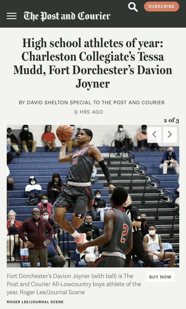 JoynerDavion's tweet photo. Blessed and honored to be named the all low-country male athlete of the year🙏🏽 hard work pays off‼️ @dshelton66 @BasketballFort @FDpatriots @FDPatriot https://t.co/A918m4RrKj