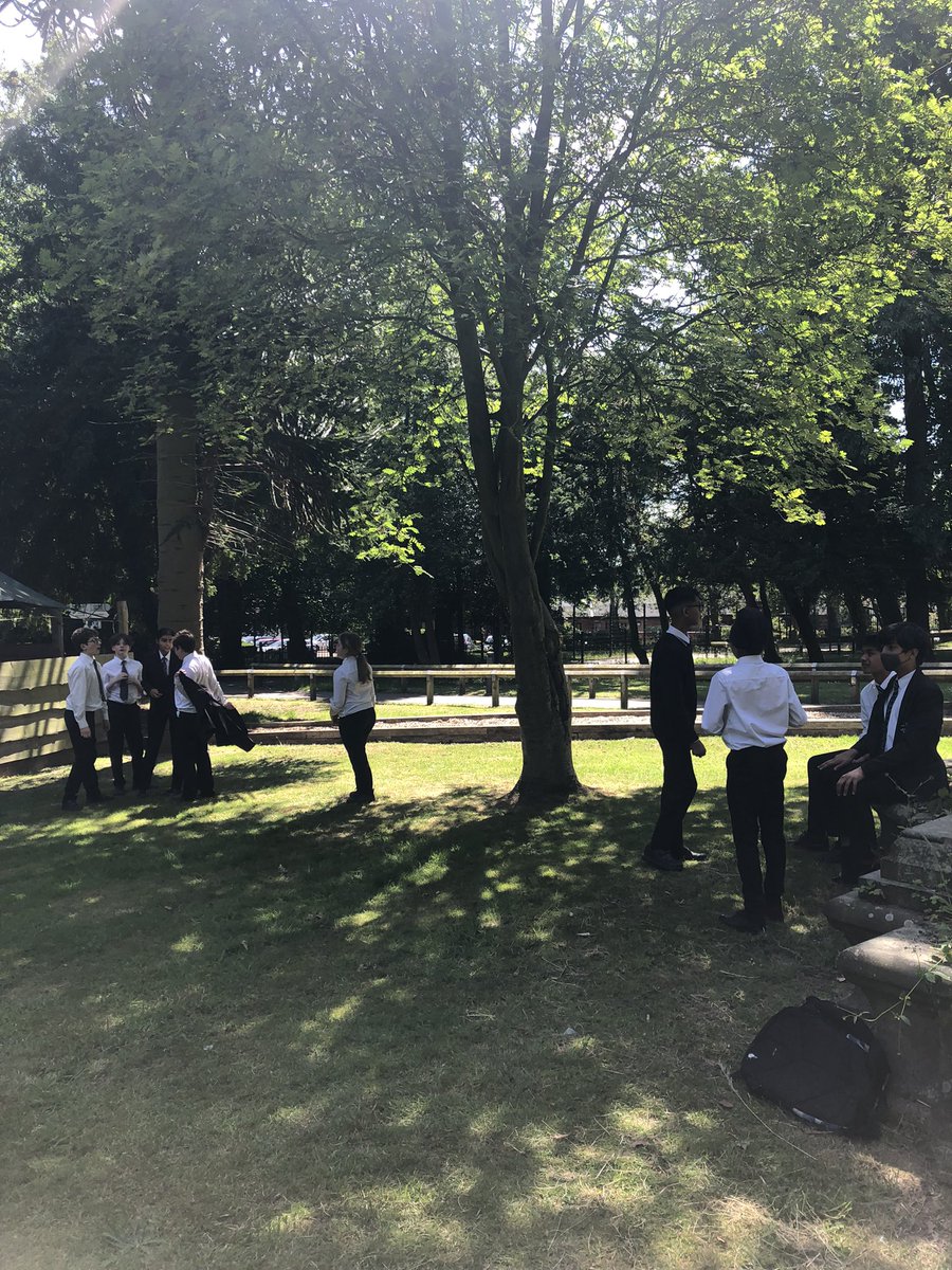 The sun is shining and exams are pressing ahead in the hall, so it can only mean one thing: drama outside for Year 7! #funinthesun <a href="/RSch_Drama/">Roundhay Drama</a> <a href="/RSch_class2026/">Roundhay Year 10</a>
