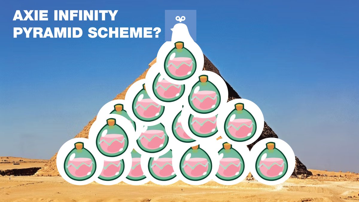 jungz_daily's tweet photo. Is Axie Infinity a pyramid scheme?

Watch here : https://t.co/iQmSy6ZZJy https://t.co/KrgtmmQHQw