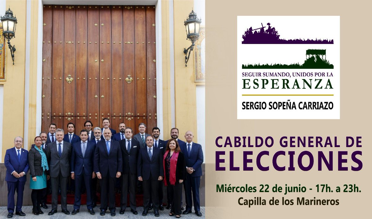 ¡Todo depende de ti para #SeguirSumando, #UnidosporlaEsperanza!

🔴 Cabildo General de Elecciones
🗓️ Miércoles 22 de junio 
🕙 De 17 a 23 horas
📍 Capilla de los Marineros