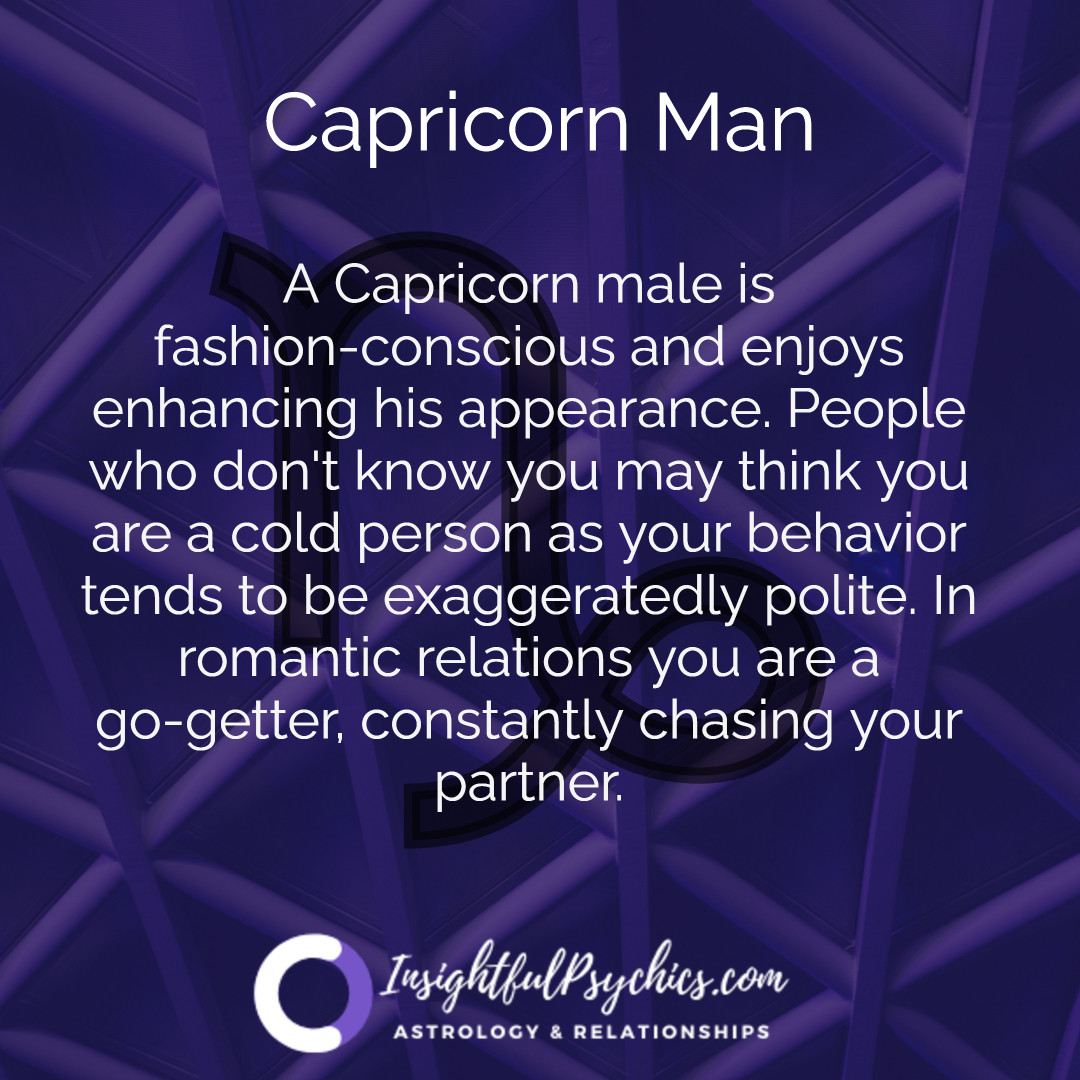 Capricorn Personality Male
