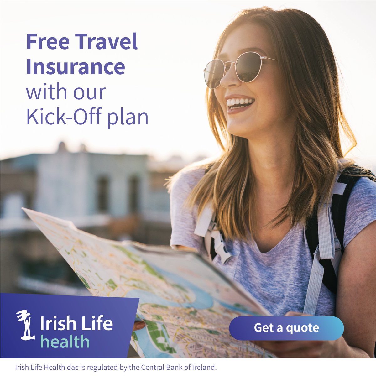 Get Free Travel Insurance with our Kick-Off health insurance plan. Get a Quote today. #ad Free travel insurance available when you select the Travel & Sports Cover personalised package. irishlifehealth.ie/free-travel-in…