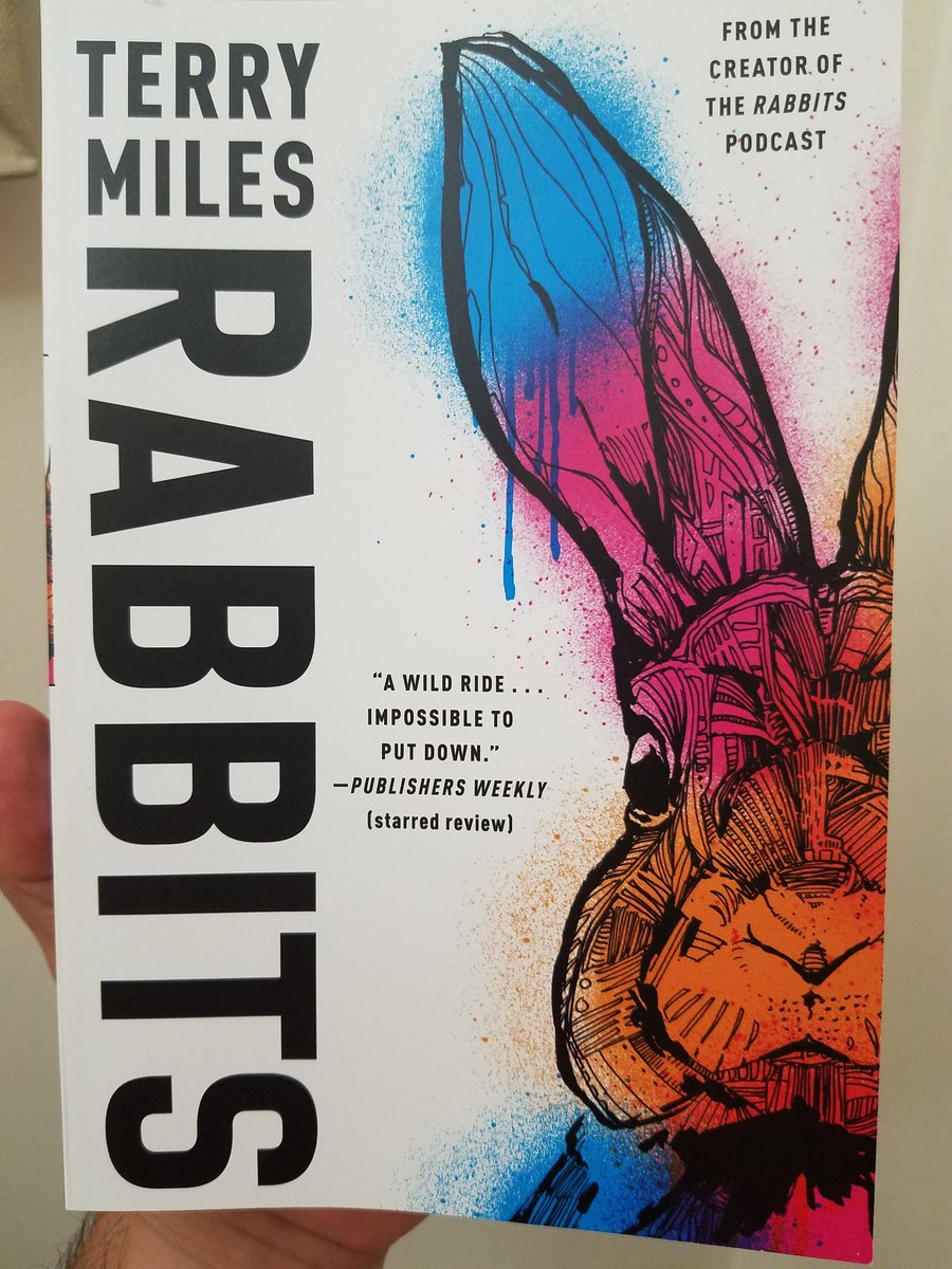Double_Lima's tweet photo. Found Rabbits at Barns and Nobles, so had to pick it up. Can't wait to read it! Podcast was so Good!! @rabbitspodcast https://t.co/OJ8wefzMEn