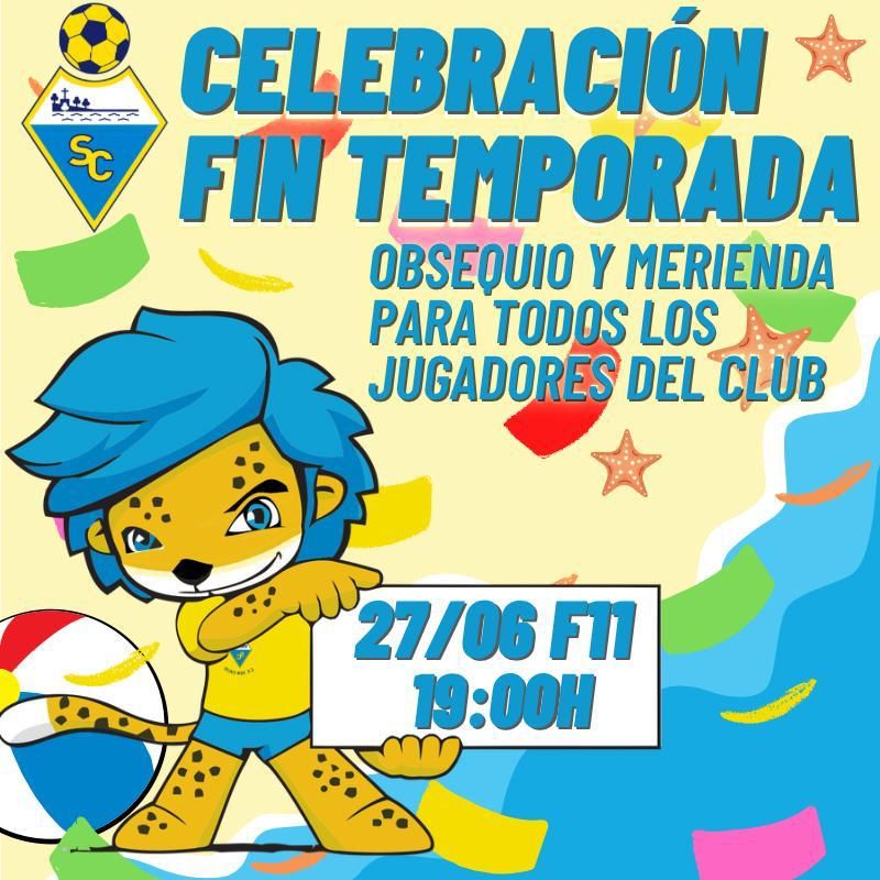 ‼️Celebración fin de temporada del CF Son Caliu. Obsequio y merienda para todos los jugadores del Club. 27/06, F11, a las 19:00 horas. Os esperamos #Yellowarriors 🎉🇺🇦