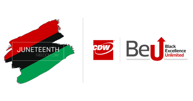 Proud that at <a href="/CDWcorp/">CDW Corporation</a> #Juneteenth as a day for reflection &amp; learning. Employees can participate in events, network and have powerful discussions. #LifeatCDW #cdwsocial dy.si/uVLnh4