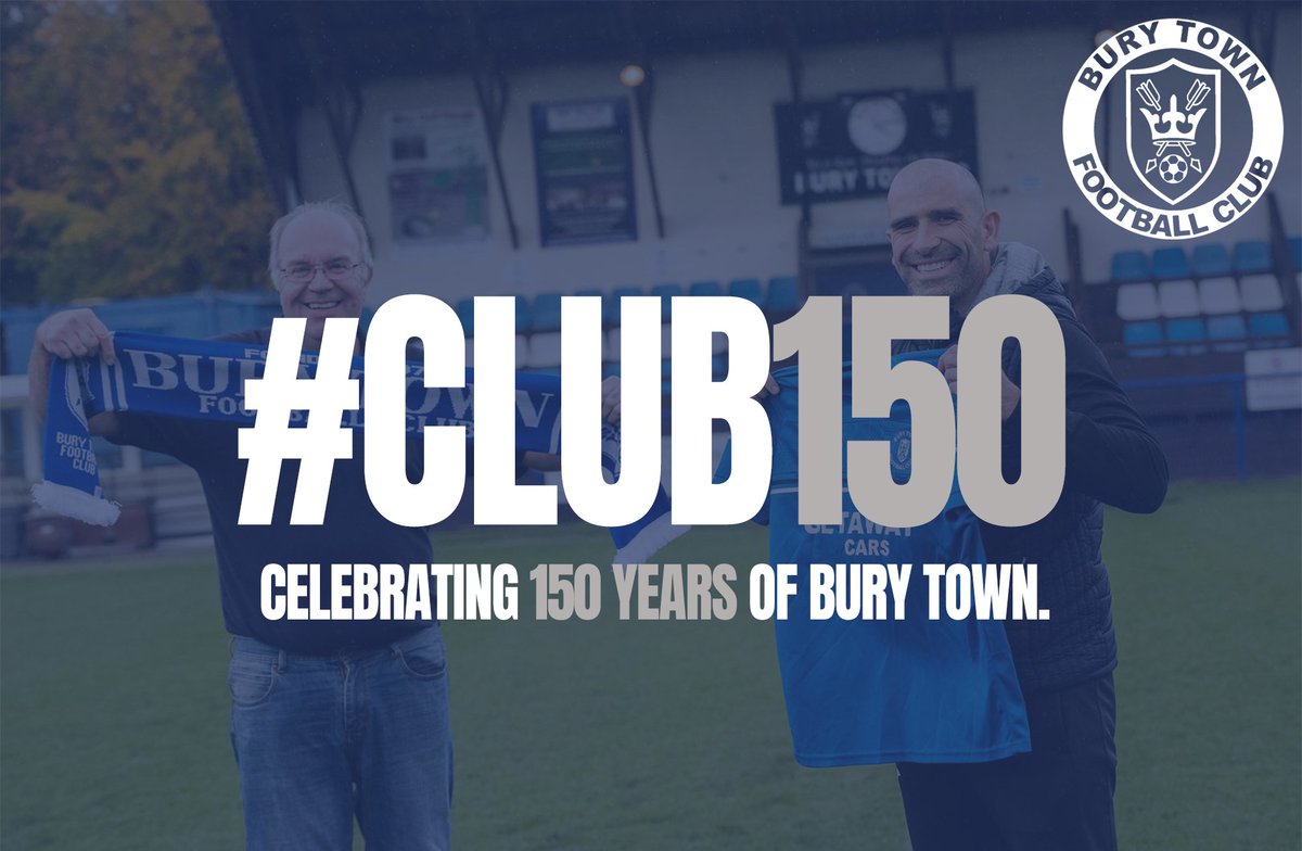 BuryTownFC's tweet photo. 👕 We are delighted to offer a free, special anniversary shirt to celebrate the club's 150th season in football.
They will be given to the first 150 season ticket purchasers.
The window for this offer will be open for a week, 1st-8th July, when tickets go on sale.
#Club150 https://t.co/kKoBnLmUm6