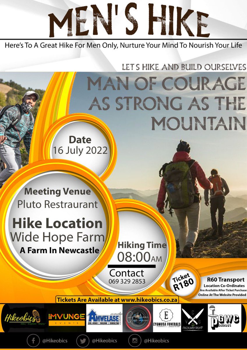 “When men finally gathered, the community started to feel safe through hope from men in their own homes.”

Let men unite, rebuild minds through empowerment,wisdom to withstand times,raise generations onwards.
Men As Strong As The Mountain,
Unshakable Even on top of the mountain.