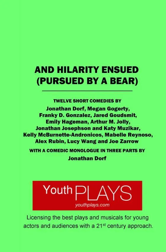 writeJJwrite's tweet image. "Chubby Bunny" is published - again! The great folks at @youthplays have included our short comedy in their new collection "And Hilarity Ensued  (Pursued by Bear)." Katy and I are thrilled to share a cover with many playwright friends :😁❤️ 🔥 buff.ly/3MOUbRp
