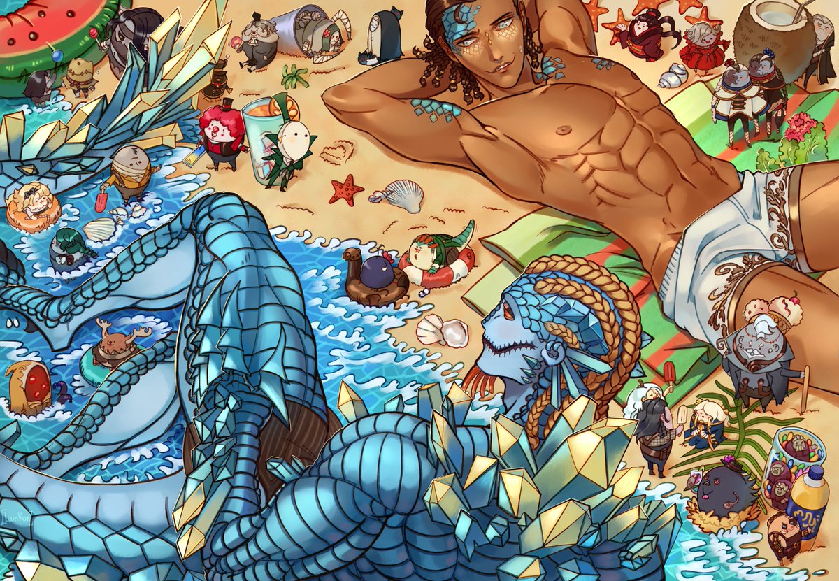 Sumegg Time 🏖️🥚
My entry for the summer contest, have fun everyone!☀️🧪🦎
#IdentityV